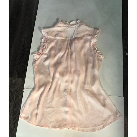 Converse One-Star Pink Ruffled V-Neck Top M Casual Angelcore Preppy Y2K Boho - Picture 6 of 12